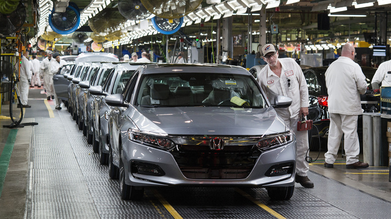 Honda Accord assembly line