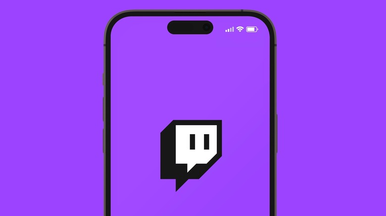 Twitch splash screen phone 